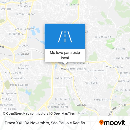 Praça XXII De Novembro mapa