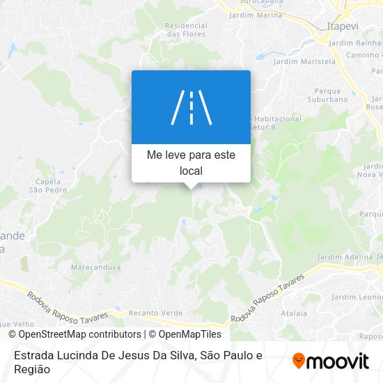 Estrada Lucinda De Jesus Da Silva mapa