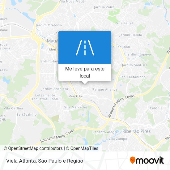 Viela Atlanta mapa