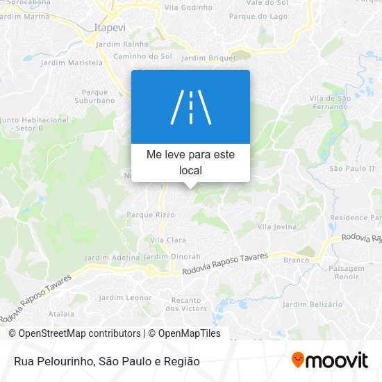 Rua Pelourinho mapa