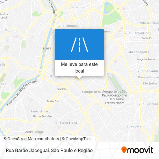 Rua Barão Jaceguai mapa