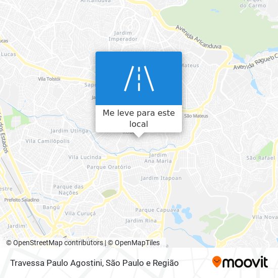 Travessa Paulo Agostini mapa