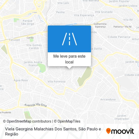 Viela Georgina Malachias Dos Santos mapa