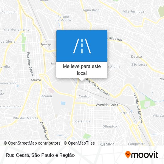 Rua Ceará mapa