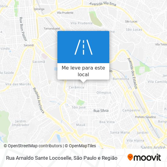 Rua Arnaldo Sante Locoselle mapa