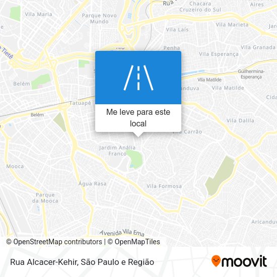 Rua Alcacer-Kehir mapa