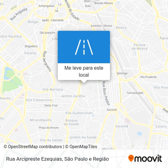 Rua Arcipreste Ezequias mapa