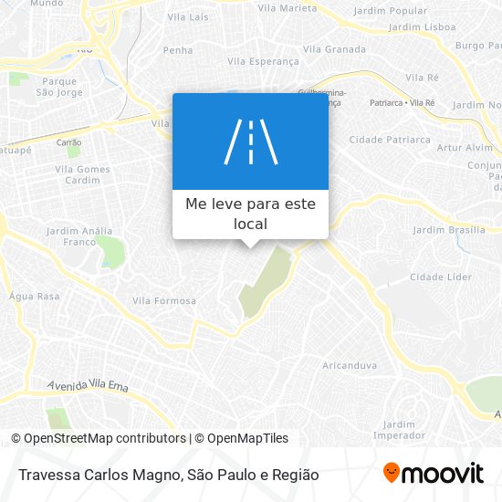 Travessa Carlos Magno mapa