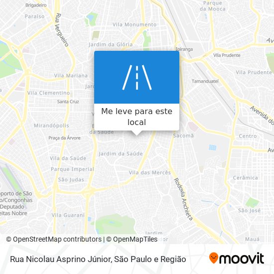 Rua Nicolau Asprino Júnior mapa