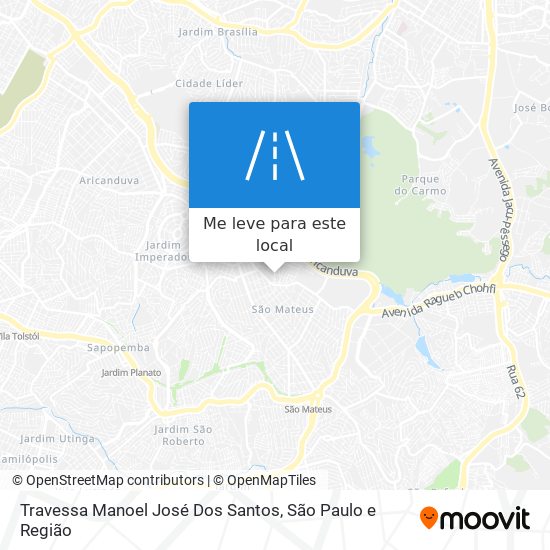 Travessa Manoel José Dos Santos mapa