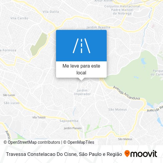 Travessa Constelacao Do Cisne mapa