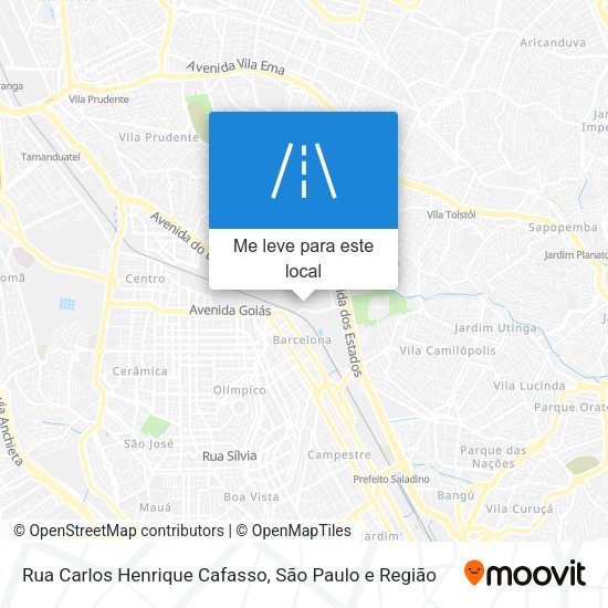 Rua Carlos Henrique Cafasso mapa