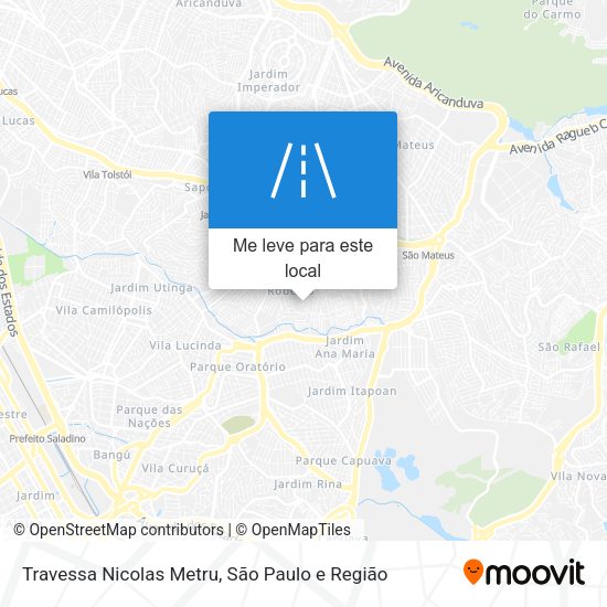 Travessa Nicolas Metru mapa