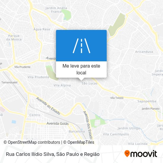 Rua Carlos Ilídio Silva mapa