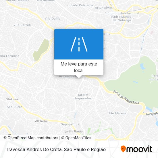 Travessa Andres De Creta mapa