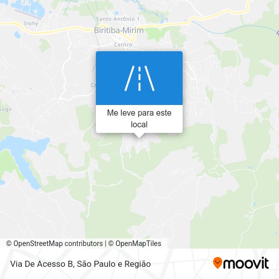 Via De Acesso B mapa