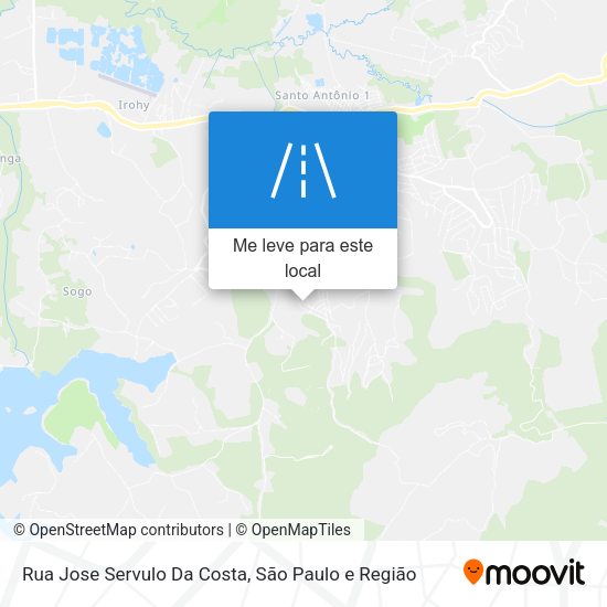 Rua Jose Servulo Da Costa mapa