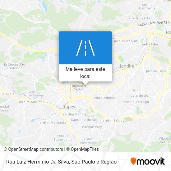 Rua Luiz Herminio Da Silva mapa