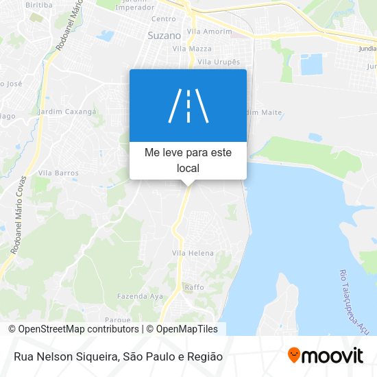 Rua Nelson Siqueira mapa