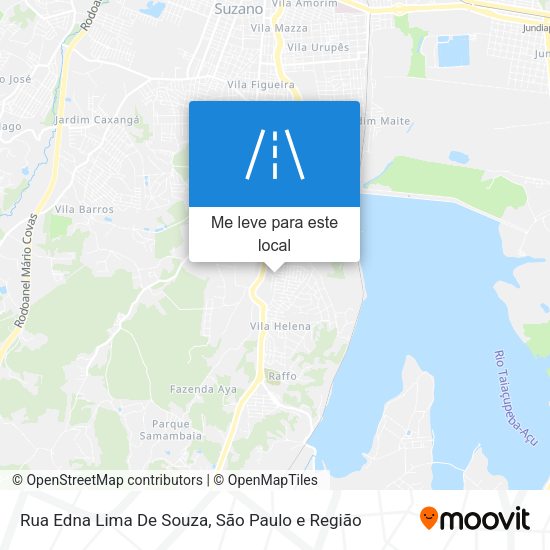 Rua Edna Lima De Souza mapa