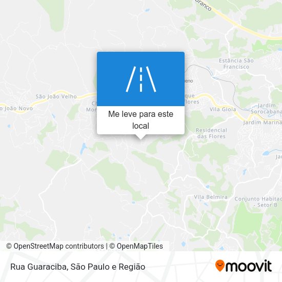 Rua Guaraciba mapa