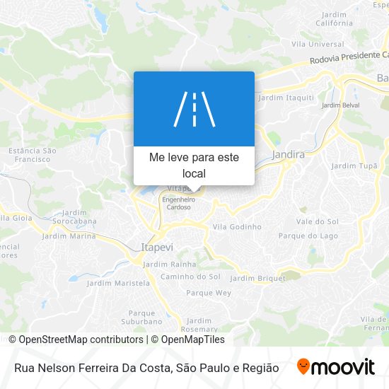 Rua Nelson Ferreira Da Costa mapa