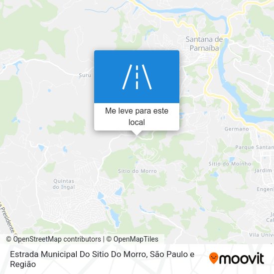 Estrada Municipal Do Sitio Do Morro mapa