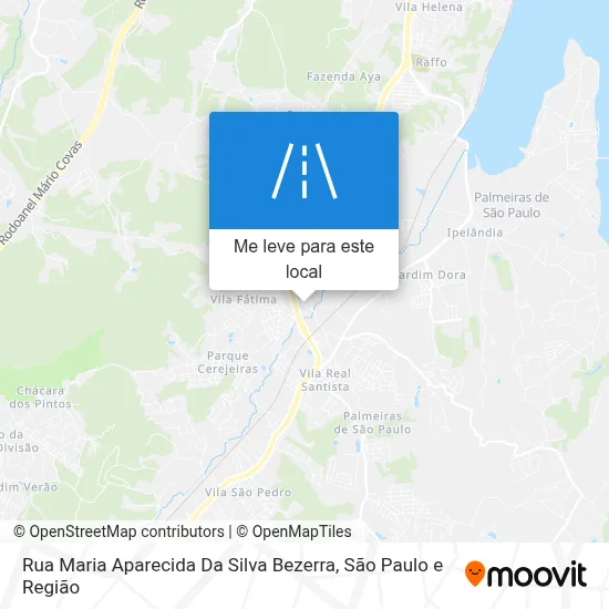 Rua Maria Aparecida Da Silva Bezerra mapa