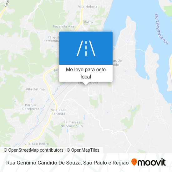 Rua Genuíno Cândido De Souza mapa