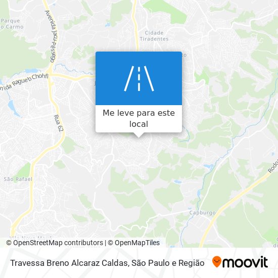 Travessa Breno Alcaraz Caldas mapa