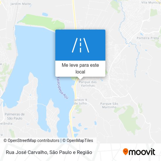 Rua José Carvalho mapa