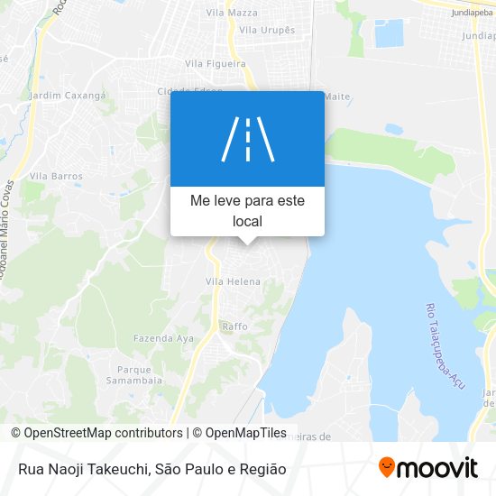 Rua Naoji Takeuchi mapa