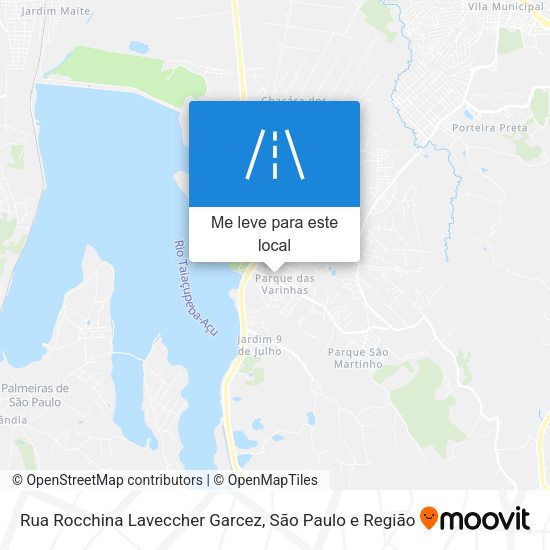 Rua Rocchina Laveccher Garcez mapa