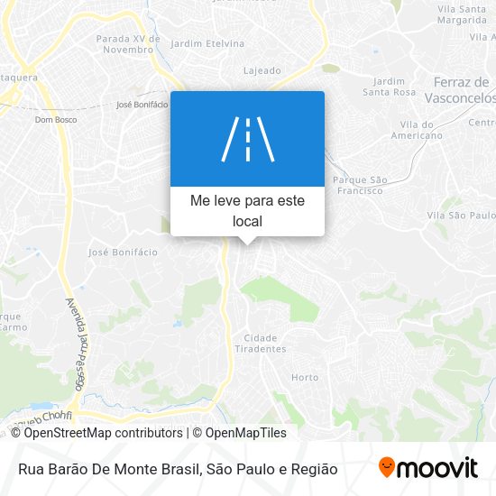 Rua Barão De Monte Brasil mapa