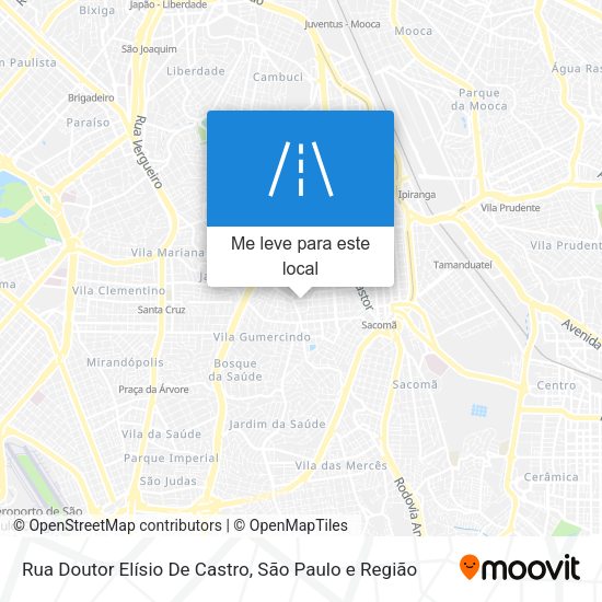 Rua Doutor Elísio De Castro mapa
