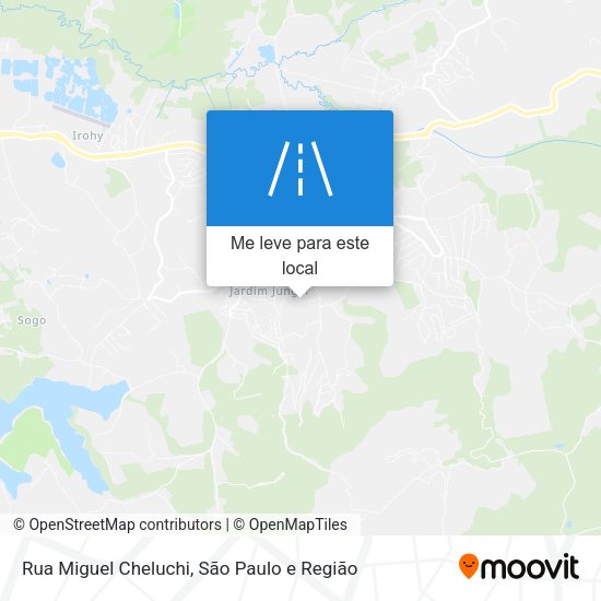 Rua Miguel Cheluchi mapa