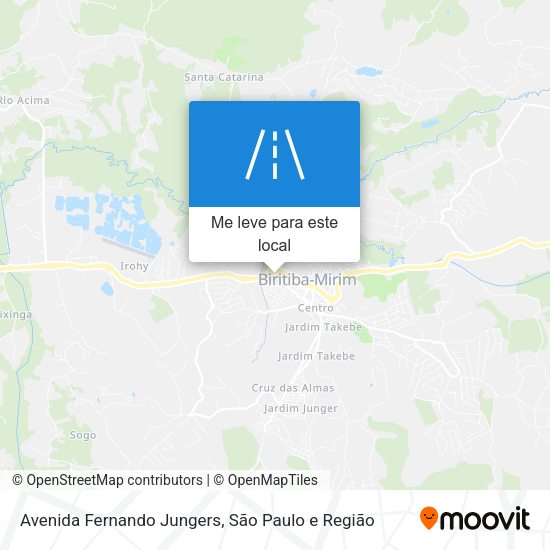 Avenida Fernando Jungers mapa