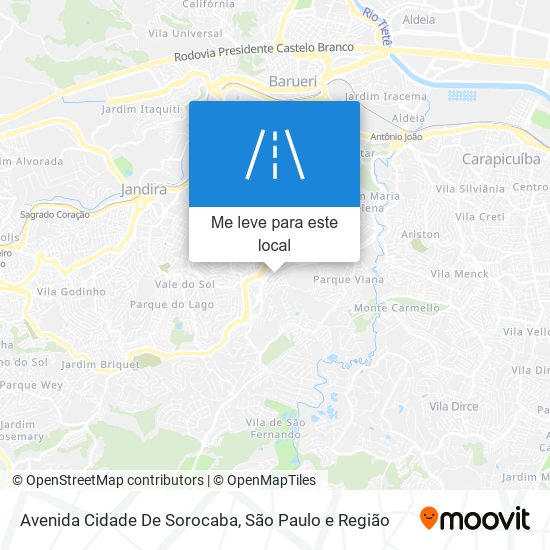 Avenida Cidade De Sorocaba mapa