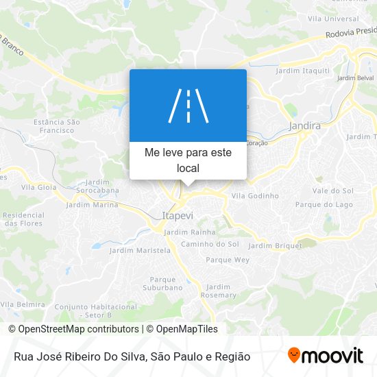 Rua José Ribeiro Do Silva mapa