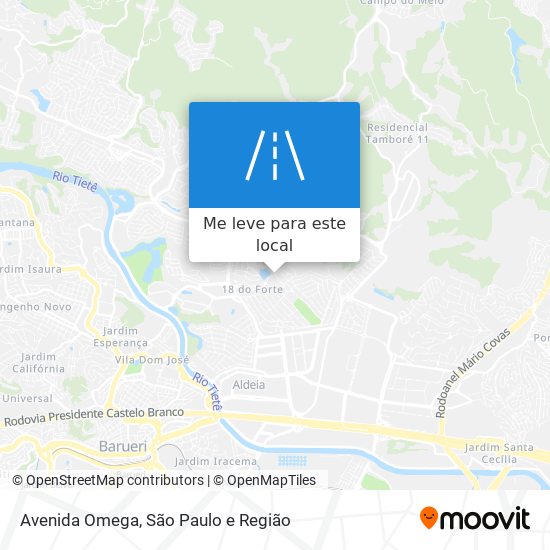 Avenida Omega mapa