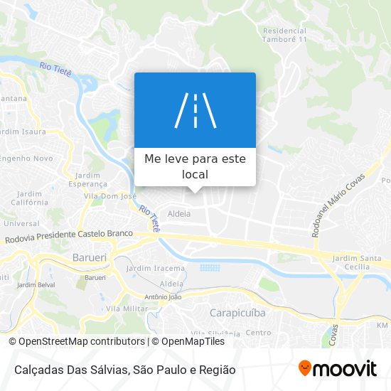 Calçadas Das Sálvias mapa