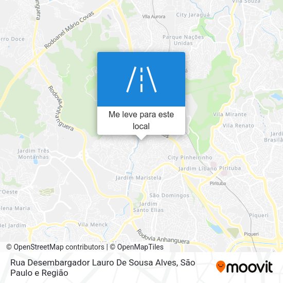 Rua Desembargador Lauro De Sousa Alves mapa