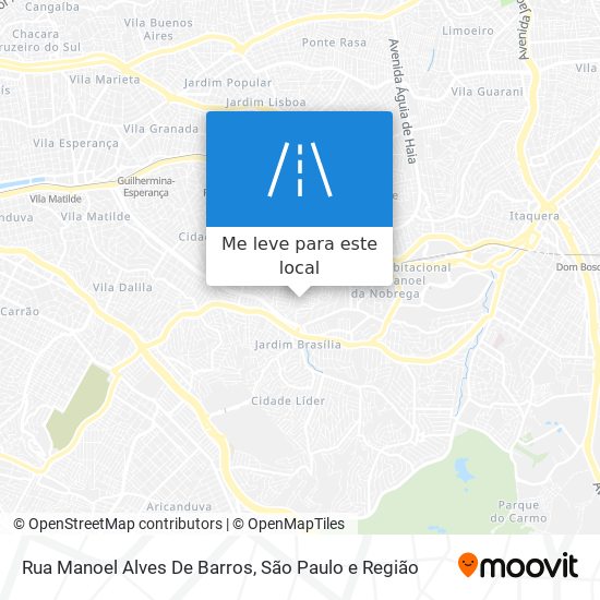 Rua Manoel Alves De Barros mapa