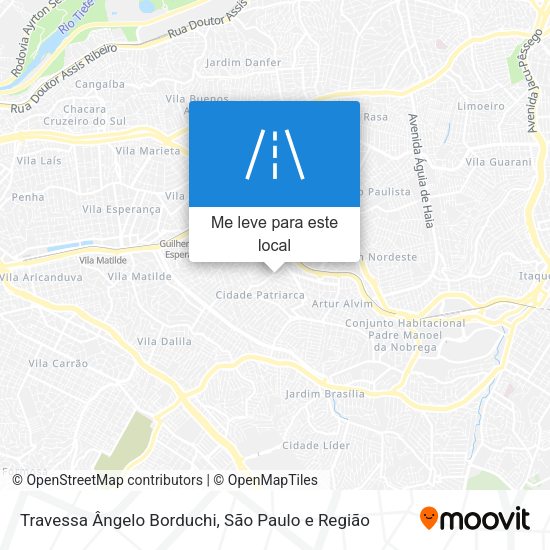 Travessa Ângelo Borduchi mapa