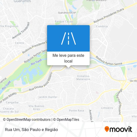 Rua Um mapa