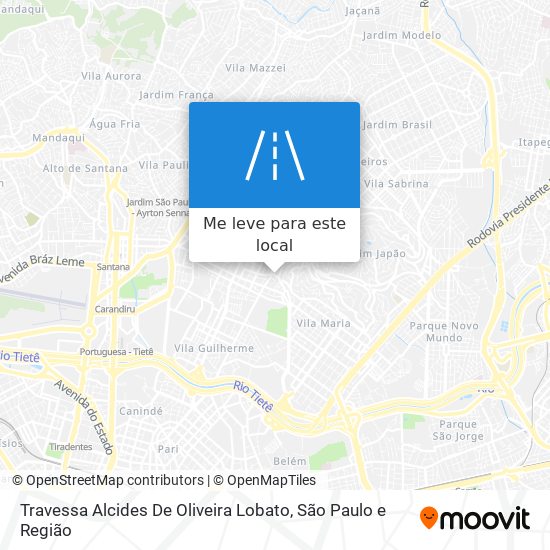 Travessa Alcides De Oliveira Lobato mapa