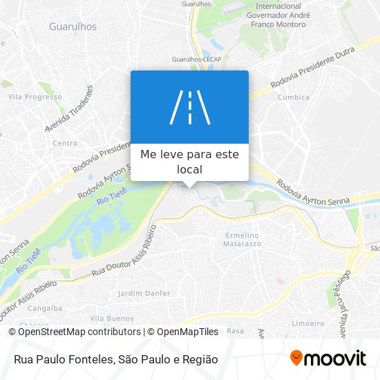 Rua Paulo Fonteles mapa