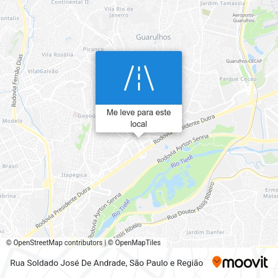 Rua Soldado José De Andrade mapa