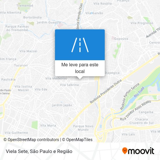 Viela Sete mapa