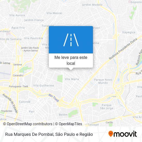 Rua Marques De Pombal mapa